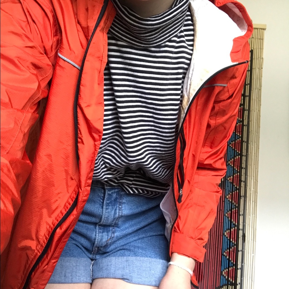 Orange Rain Jacket